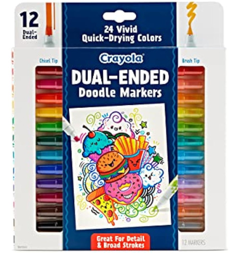 Crayola Marcadores De Punta Y Pincel De Doble