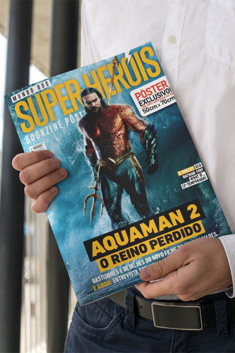 Superpôster Mundo Dos Super-heróis - Aquaman 2, De Editora Europa. Editorial Europa, Capa Mole, Edição 2024-02-29 00:00:00 Em Português