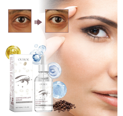 Cafeína Firma Olheiras E Remove Bolsas Oculares 30 Ml
