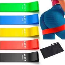 Comprar Kit Bandas Elasticas Cerradas X5 + Guía De Ejercicio + Bolso