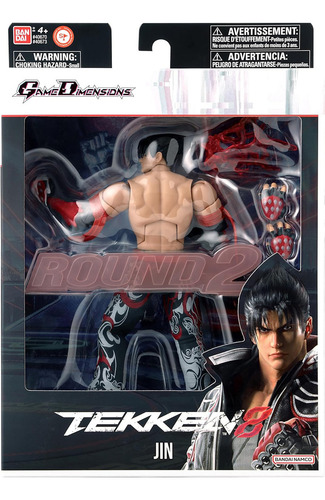 Jin Figura De Acción Tekken 8 Game Dimensions Bandai Namco