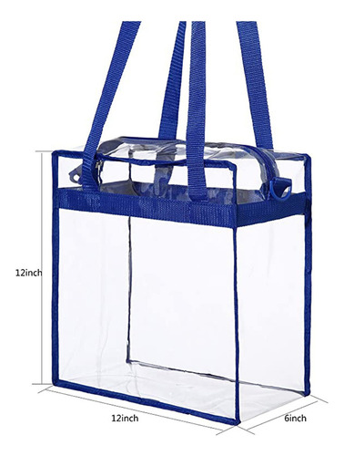 Bolsa De Hombro Transparente Con Correa Ajustable P/gimnasio