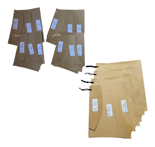 Kit Molde De Cueca Boxer Adulto E Infantil
