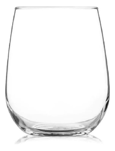 Vasos Bombe Vidrio Sin Pie Vino 500ml X 12 Unid