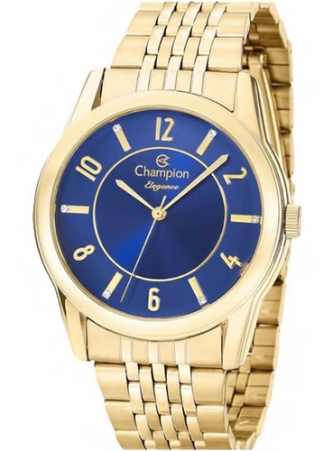 Relógio Feminino Champion Elegance Cn26233a Dourado