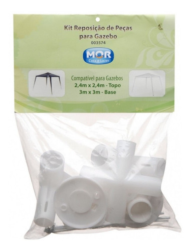 Imagem 2 de 2 de Kit Conectores De Reposição Para Tendas Topo 2,40 X 2,40 M