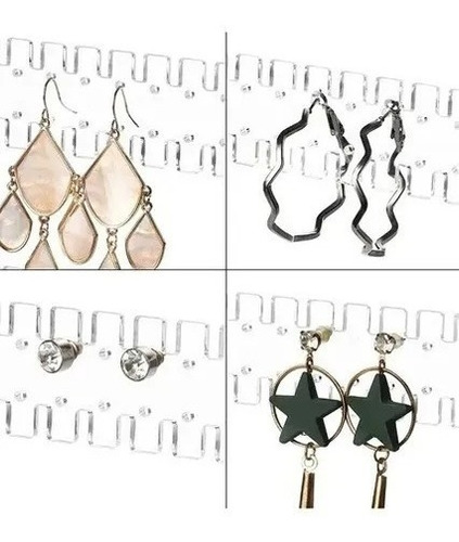 Organizador De Aretes Acrilico Vertical Joyero Regalo Mujer
