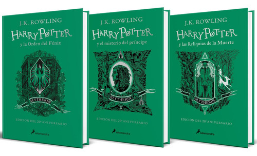 Pack Harry Potter 5-7 [ Edición Slytherin ]  Original