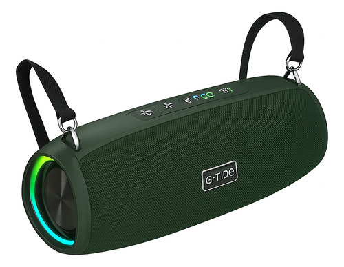 Bocina Portátil Sh50 Bluetooth Luz Led
