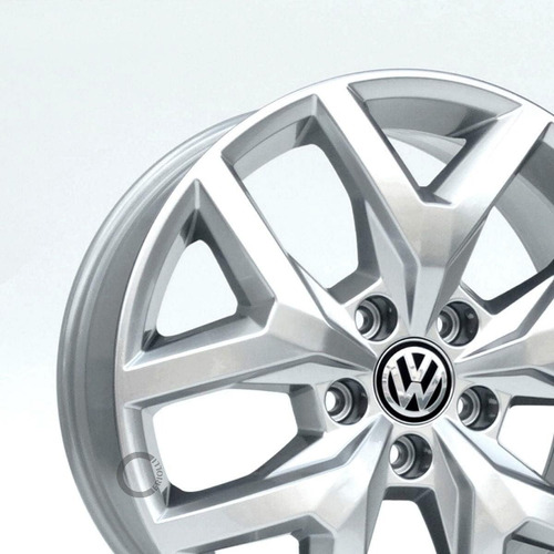 Jogo De Rodas Aro 17 Amarok V6 5x120 S07 Cor Prata 5x120