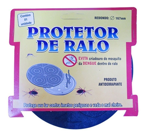 Protetor Redondo Para Ralo 16,7cm De Ø