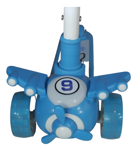 Scooter Monopatin Niños 3 Ruedas Con Luces Modelo Avión