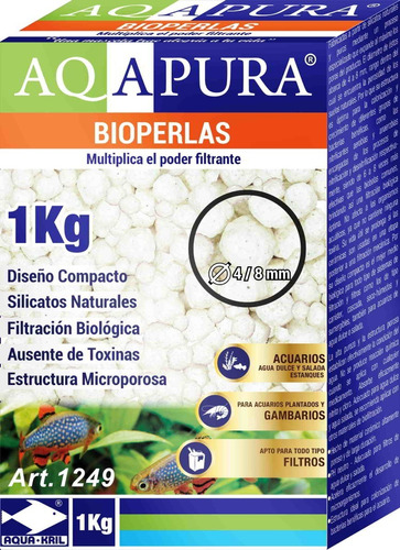 Material Filtrante Cerámica Bioperlas Pecera Acuario 1249 1k