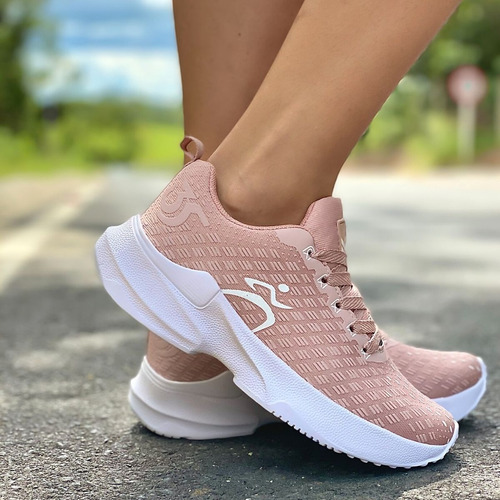 Tenis Feminino Academia Caminhada Crossfit Gel Corrida Black