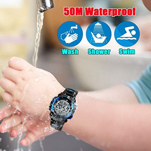 Reloj Infantil Para Niño Y Niña Multifuncion Digital Led Dep