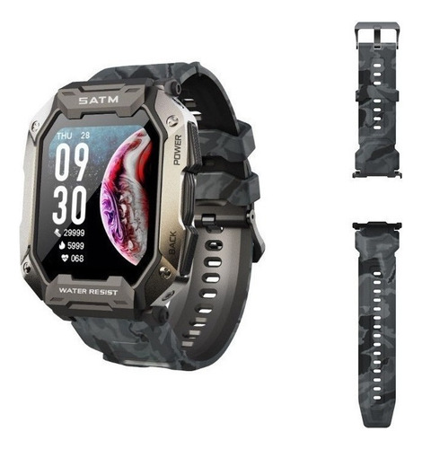 Camuflado Militar Smartwatch C20 Impermeable