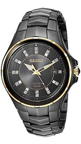 Seiko Coutura Reloj De Cuarzo De Acero Inoxidable Para Vesti