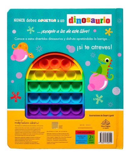 Cuento Pop It ¡nunca Aprietes A Un Dinosaurio!