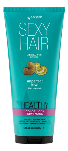 Mascarilla Capilar Sexy Hair Healthy Color Lock Kiwi 200ml