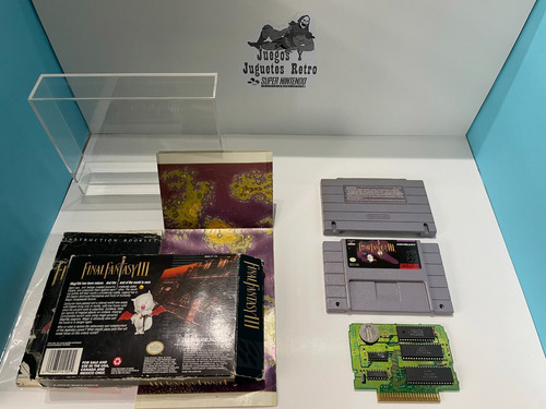 Final Fantasy 3 Original Super Nintendo Caja Y Manual