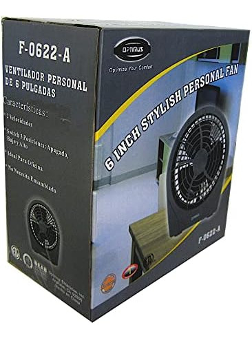 Ventiladores Optimus F-0622s, Standard, Grey