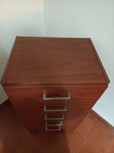 Chifonier Cajonera Melamina 5 Cajones (no Envío) Caoba (Usado)