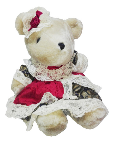 Peluche Oso Vestido Vintage 40cm Tb Trading