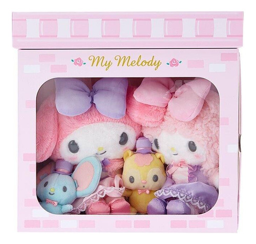 Sanrio - Pack De 4 Peluches My Melody Dress Up