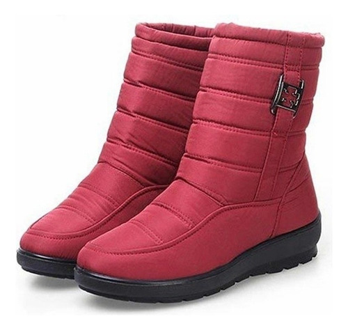 Botas De Invierno De Mujer Impermeables Y Abrigadas.3909