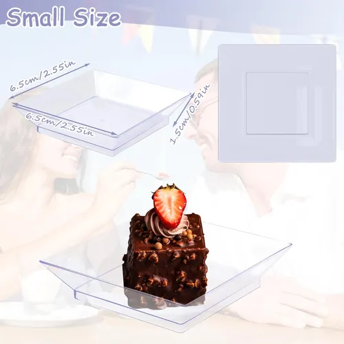 Desechables para mini postres hotsell