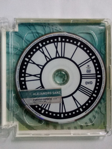 Cd+dvd Alejandro Sanz Paraíso Express (edición Especial)