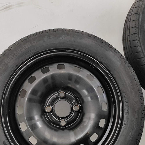 Jogo Roda Pneu Gol Good Year Efficientgrip 195/55 R15 D2166 (Usado)