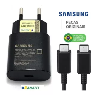 Carregador Original Samsung 25w Fast Charge Galaxy S21fe