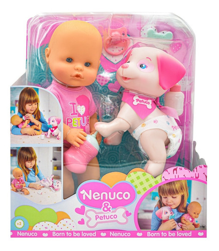 Boneca Nenuco Petuco com cachorrinho - acessórios e informações