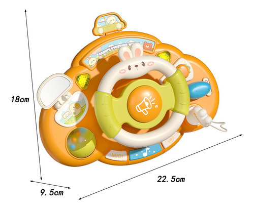 Juguete De Volante Para Niños, Juego De Roles Interactivo,