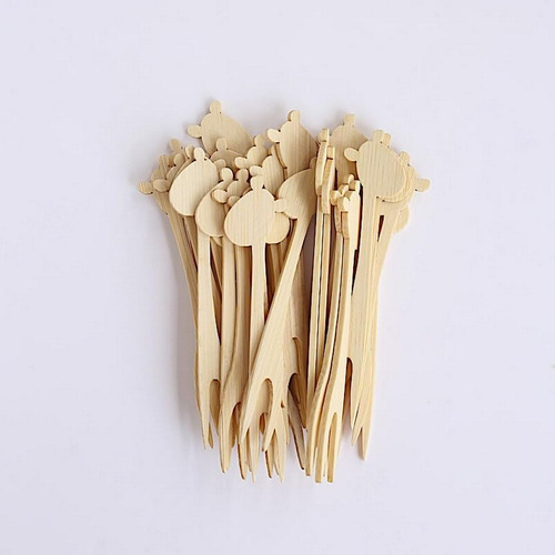 Palitos BambĂș Mini Girafa, Set 100.