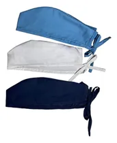 Comprar Combo De Gorros Quirurgicos X 3 Unicolores Unisex De Tela 