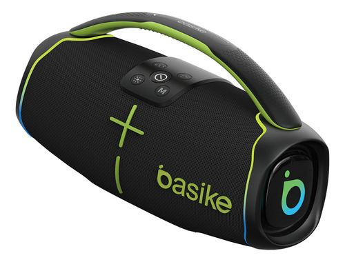 Caixa De Som Bluetooth 60w Estéreo Portátil Premium Grave Cor Preto 127/220v