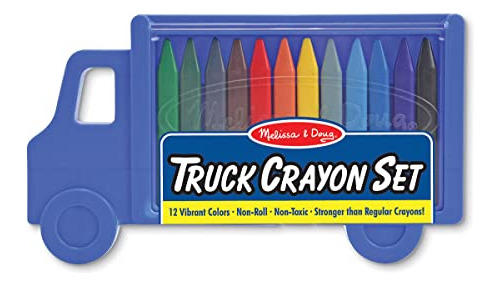 Melissa & Doug Juego De Crayones Para Camiones - 12 Colores