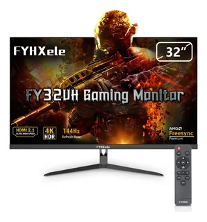 Monitor Gamer Fyhxele 32inch Uhd 4k Ips 144hz Led 1ms Vesa
