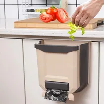 Comprar Cubo De Basura Colgante Plegable 9 Litros Para Cocina Hogar Café