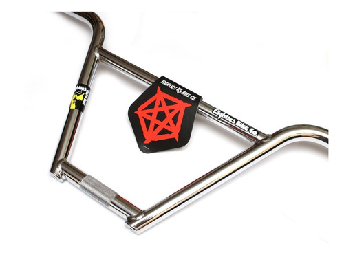 Imagen 4 de 10 de Manubrio Eighties Bmx 4 Piezas ¡full Cromo! 9.25 Cromado