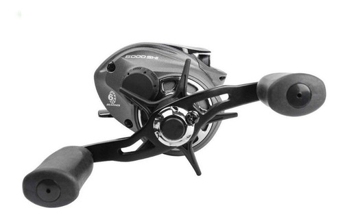 Imagen 5 de 5 de Reel rotativo Marine Sports Titan Pro 6000 derecho color negro