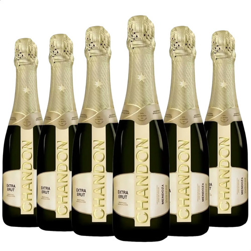 Champagne Chandon Extra Brut Espumante Pack X6 - 01mercado