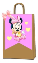 Comprar Kit Imprimible Candy Bar Minnie Mouse Bebé Personalizado
