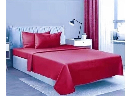 Sábanas Polar 2 Plazas Invierno + 2 Fundas De Almohadas