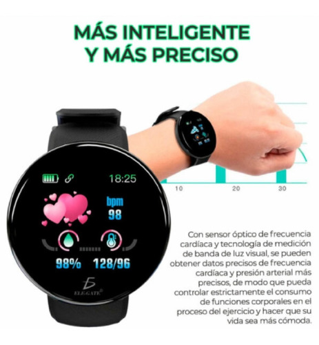 Reloj Inteligente Bluetooth Impermeable Deportivo Sumergible