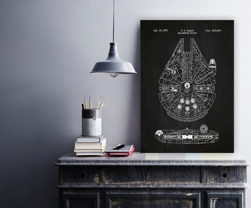 Pelicula Star Wars Cuadros Laminas Decoración 27x42 Cm