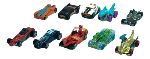 10 Carrinhos Miniatura Hotwheels Malaysia Mattel Kit 1701-1 (Usado)