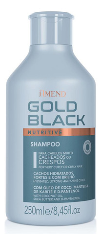 Shampoo Amend Gold Black Nutritivo 250ml